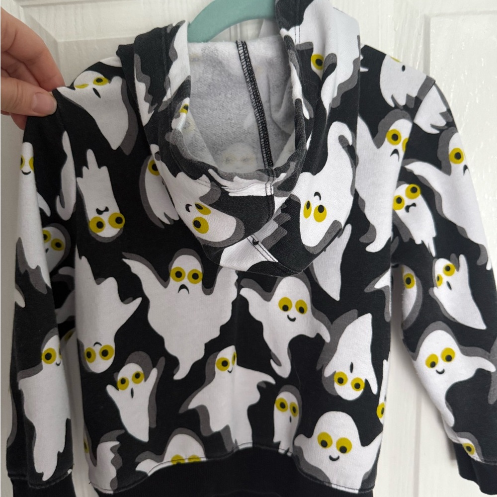 NWOT 3T Old Navy Ghost Print Hoodie - Picture 3 of 3